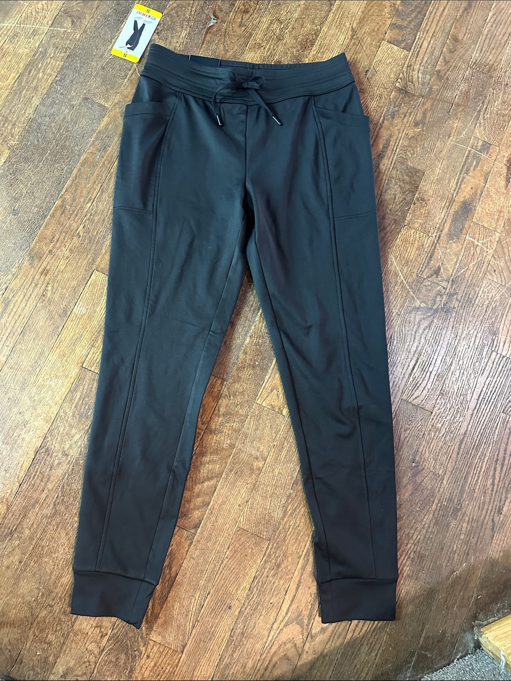 Black Drawstring Jogger Pants